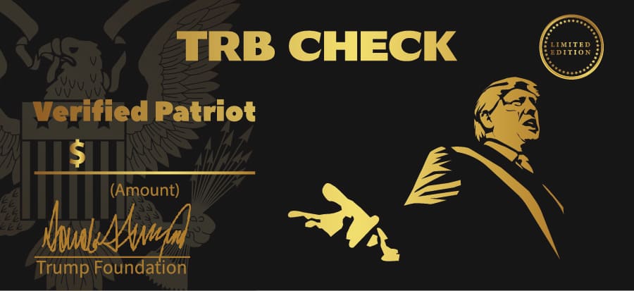 official TRB check sample